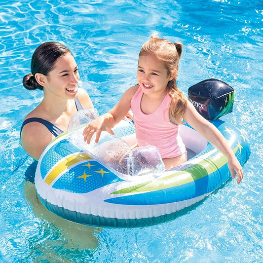 Intex Pool Cruisers Inflatable Float Boat Wet Set - 59380 - Madina Gift