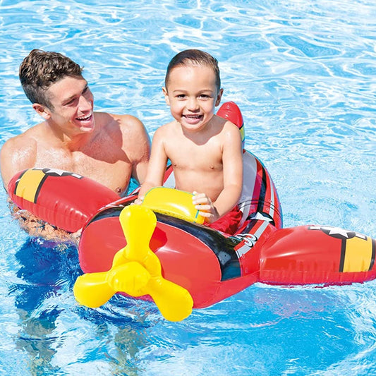 Intex Pool Cruisers Inflatable Float Plane Wet Set - 59380 - Madina Gift