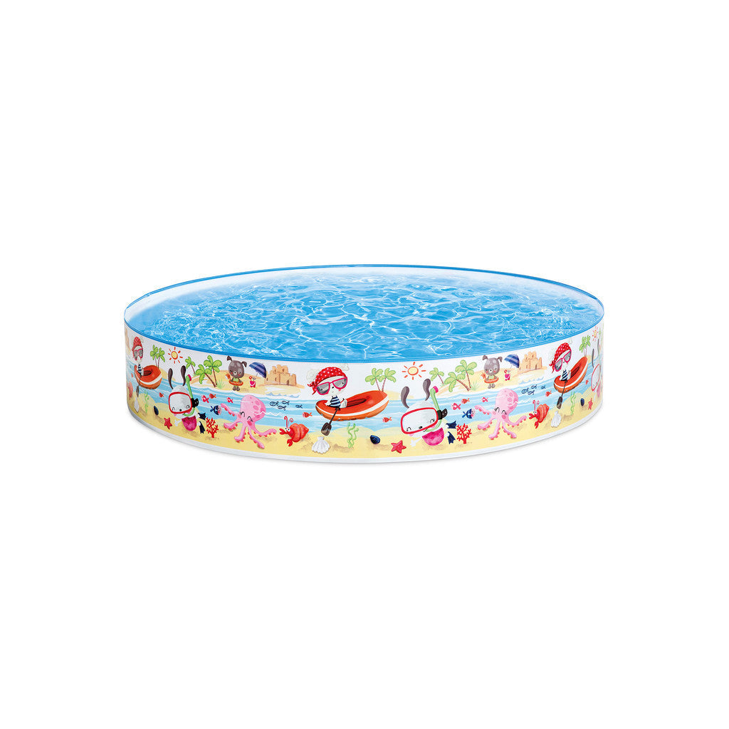 Intex Snapset Fun at the Beach Kiddie Pool 5' x 10" 56451 Madina Gift