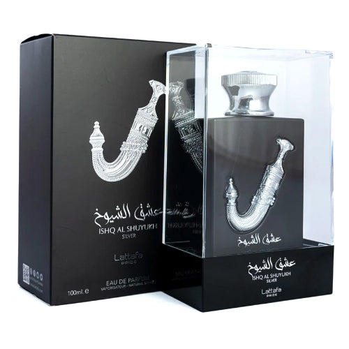 Ishq Al Shuyukh Silver by Lattafa Pride - 100 ML - Madina Gift