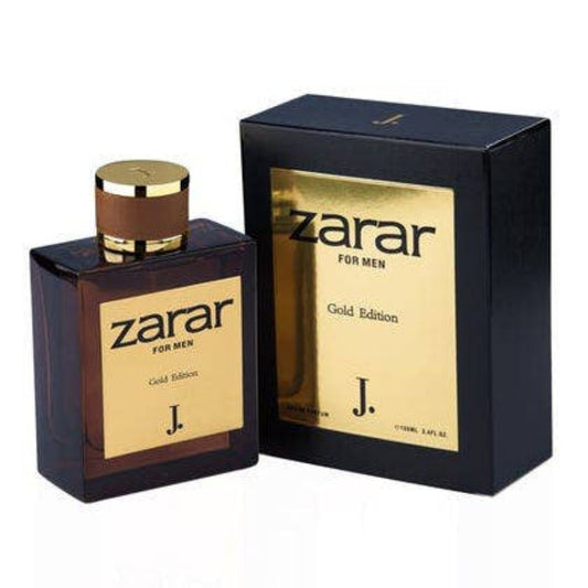 J. Zarar Gold 100 ML Perfume For Men Madina Gift