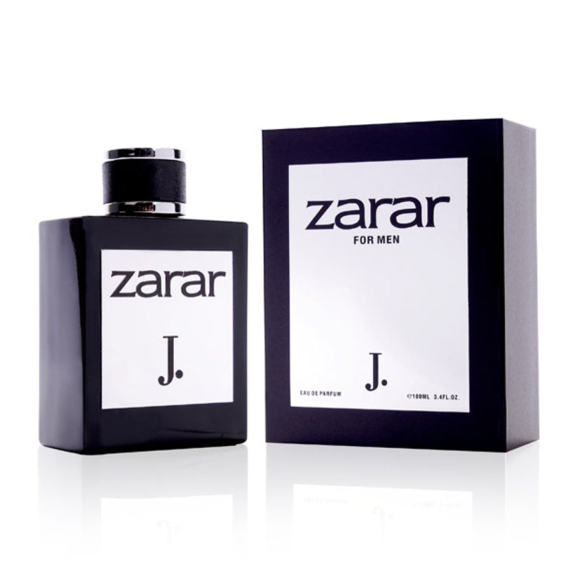 J. Zarar Silver 100 ML Perfume For Men Madina Gift