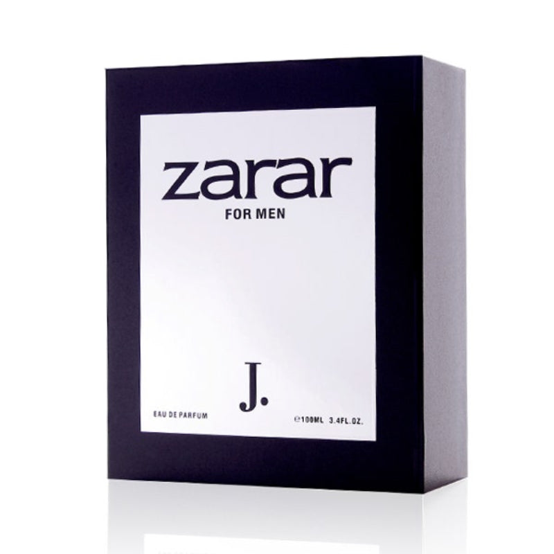 J. Zarar Silver 100 ML Perfume For Men Madina Gift