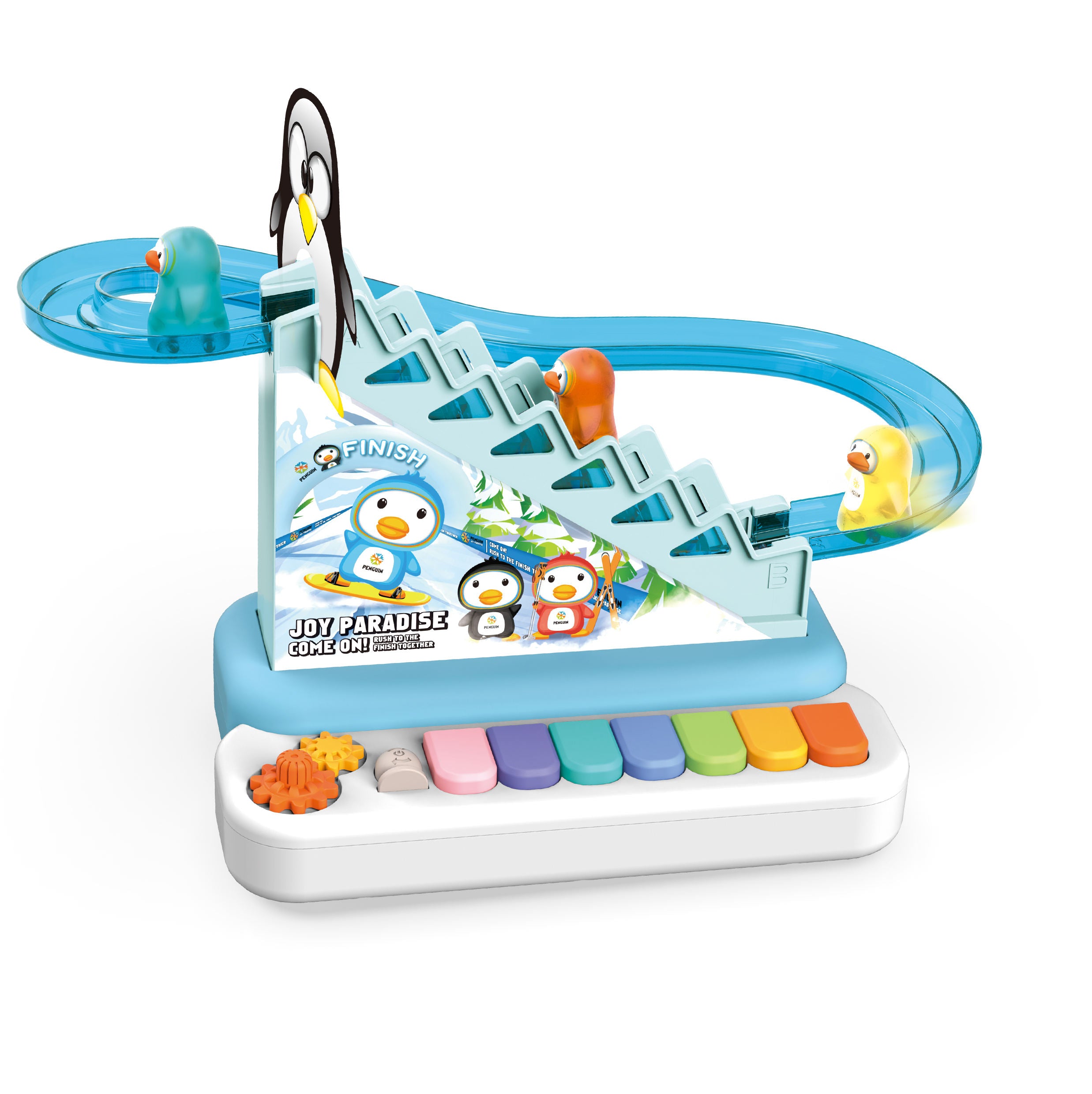 JDL 8022B Cute Penguin Climbing Stairs Musical Piano Online in Pakistan Madina Gift