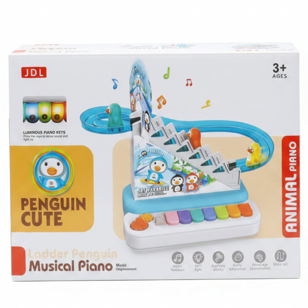 JDL 8022B Cute Penguin Climbing Stairs Musical Piano Online in Pakistan Madina Gift