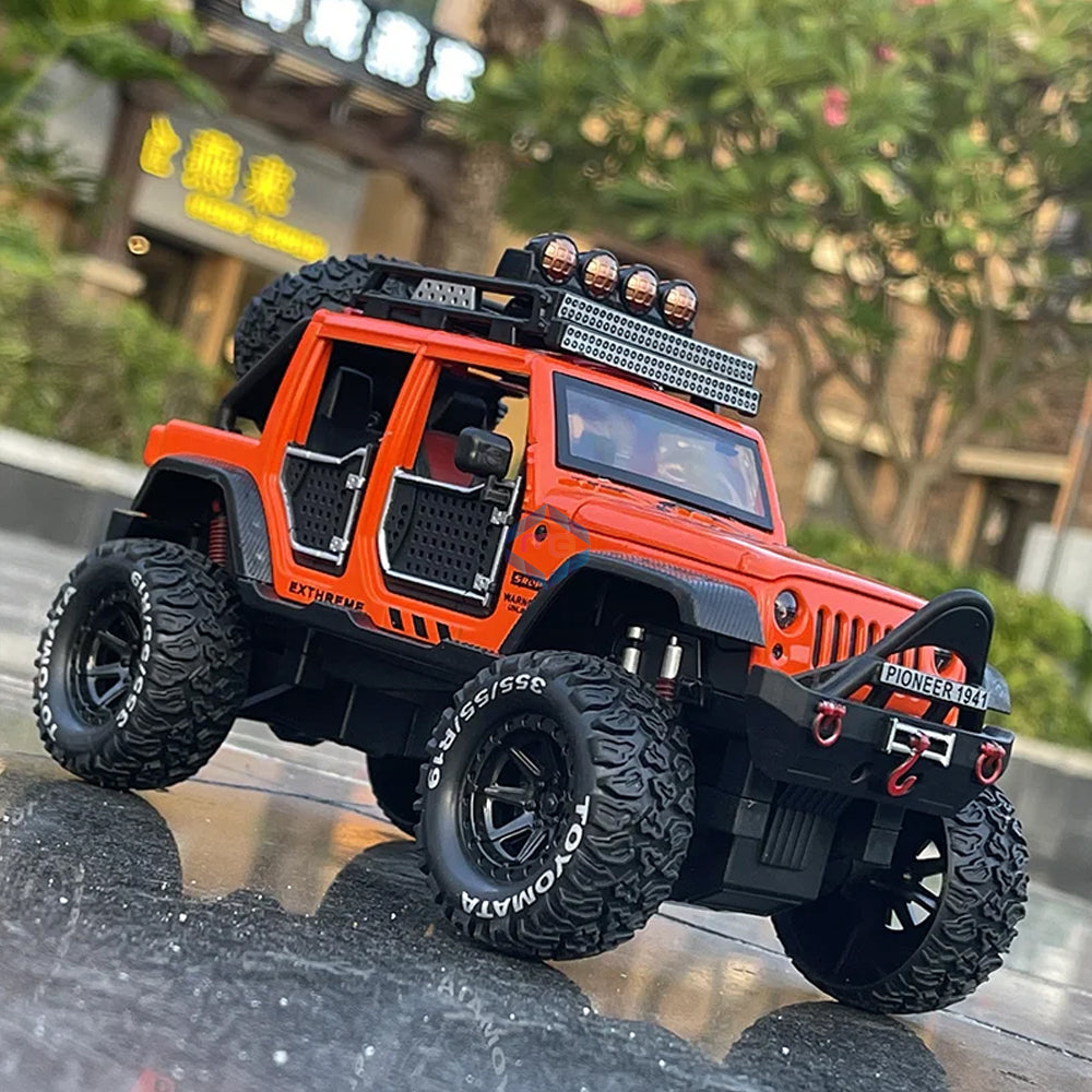 Jeep Wrangler Rubicon Die Cast Pickup Model Scale 1:24 - 24128 - Madina Gift