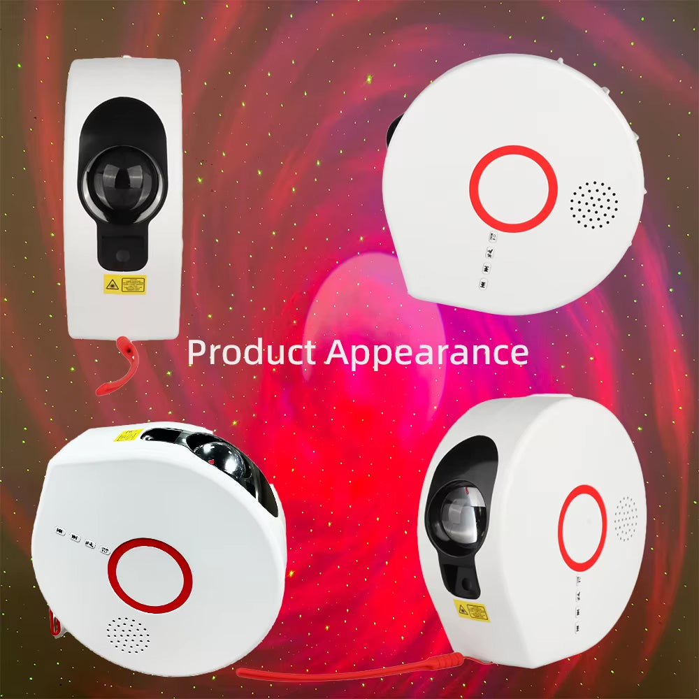 Jinashu Star Galaxy Wireless Aurora Projector & Bluetooth Speaker Maidna Gift