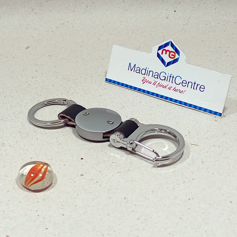 Premium KIA Leather Keychain with Hook Madina Gift 