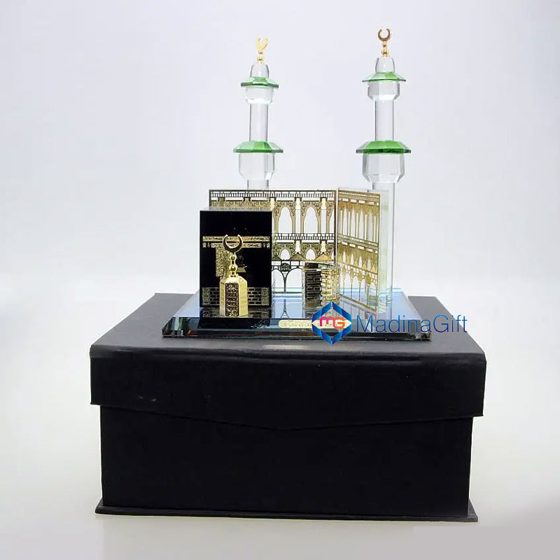 Crystal Glass Kaaba Scale Model - Madina Gift