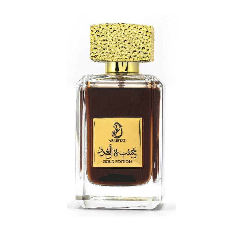 Khashab & Oud Gold Edition Eau de Parfum 100 ML by Arabiyat My Perfumes Online in Pakistan Madina Gift
