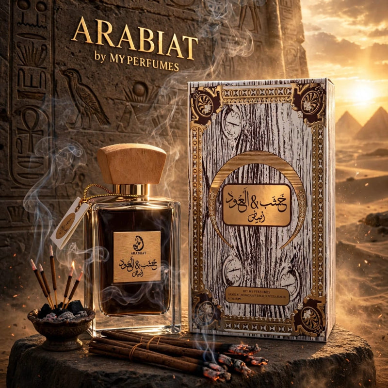 Khashab & Oud White Eau de Parfum 100 ML by Arabiyat My Perfumes Online in Pakistan Madina Gift