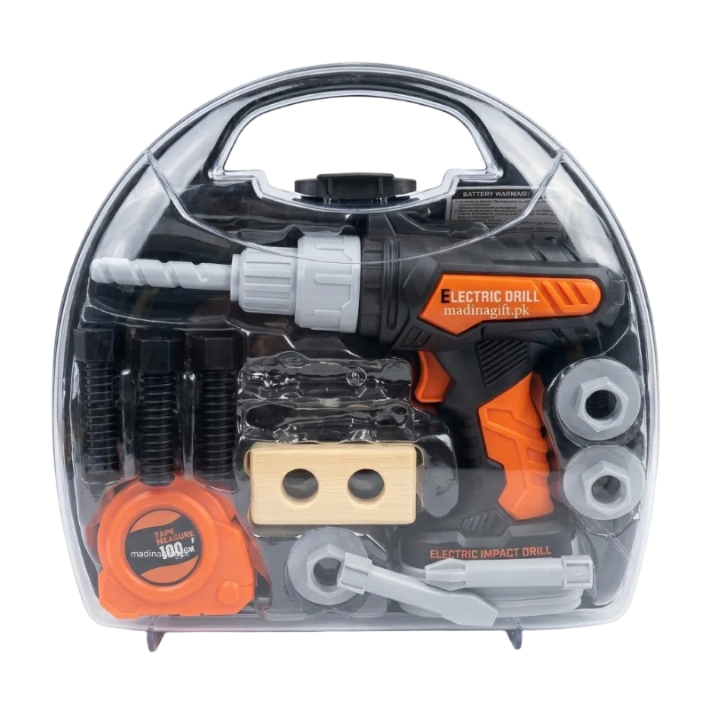 Kid's Electric Drill & Simulation Tool Toy Set with Carrying Case 778-77/81 Online in Pakistan Madina Gift