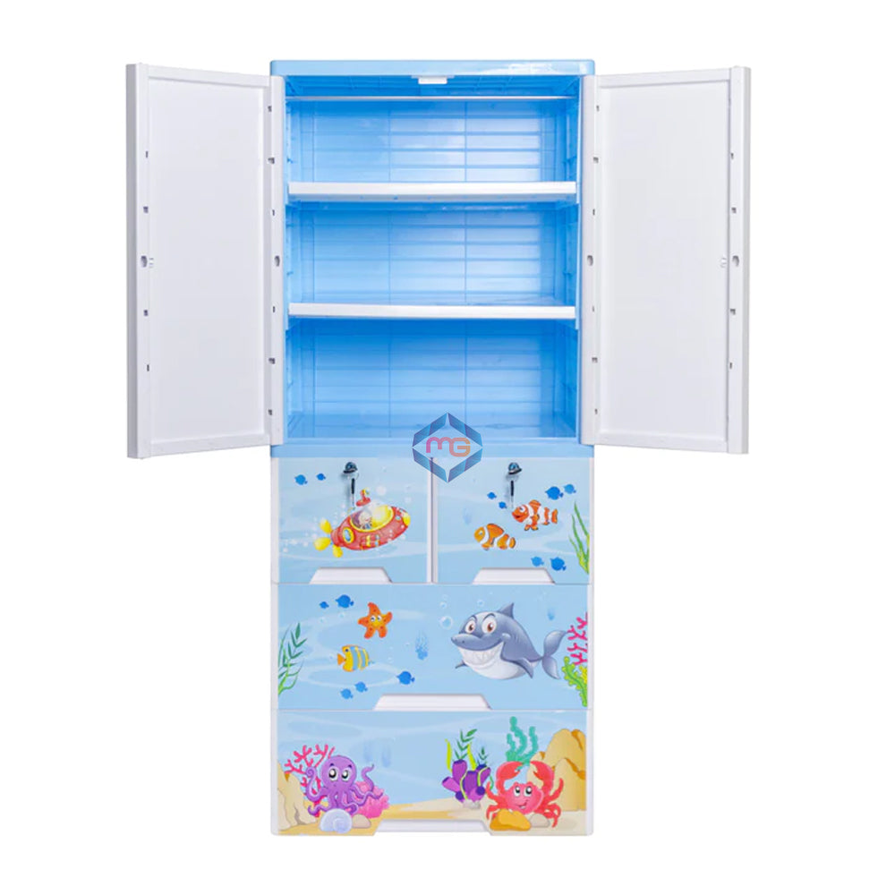 Kideez Wardrobe Ocean 6 Layer - Madina Gift