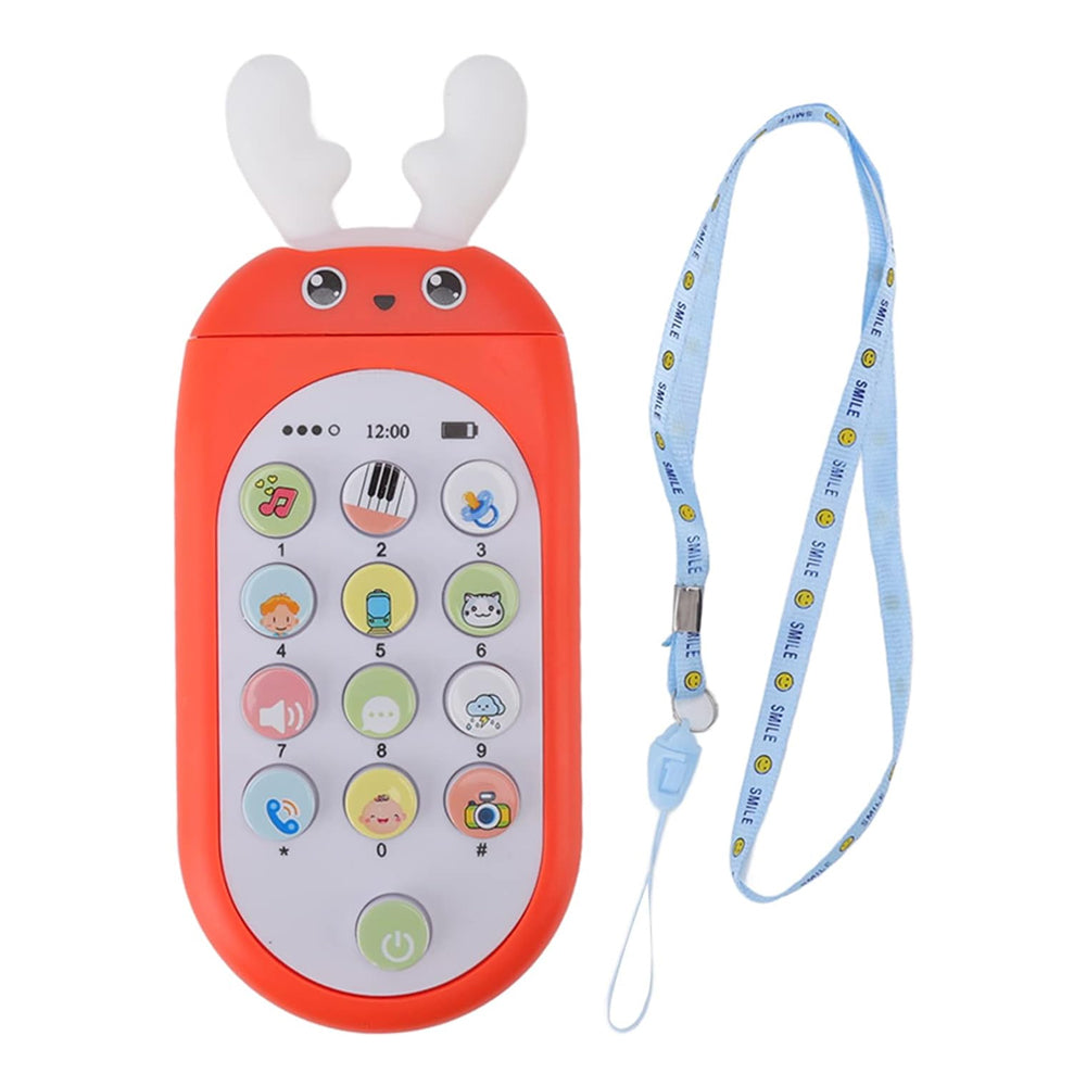 Elk Shape Mobile Phone Toy 550-115 Orange - Madina Gift