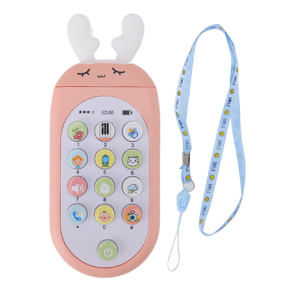 Elk Shape Mobile Phone Toy 550-115 Pink - Madina Gift