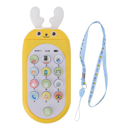 Elk Shape Mobile Phone Toy 550-115 Yellow - Madina Gift