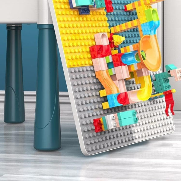 Kids Building Blocks Table with Chair & Learning Station Online in Karachi Pakistan madinagift.pk