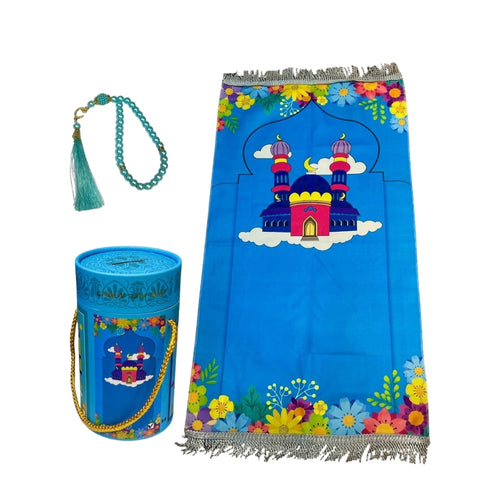 Kids' Islamic Prayer Set with Money Saving Box Madina Gift
