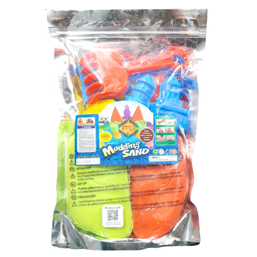 Kids Magic Modeling Sand Play Set 1256B-2 with Castle Molds & Tools Online in Pakistan Madina Gift