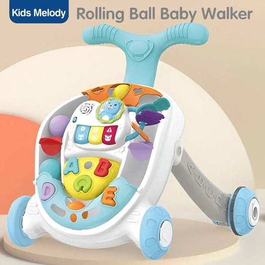 Kids Melody 6656 Musical Rolling Ball Multifunction Baby Walker With Music Madina Gift