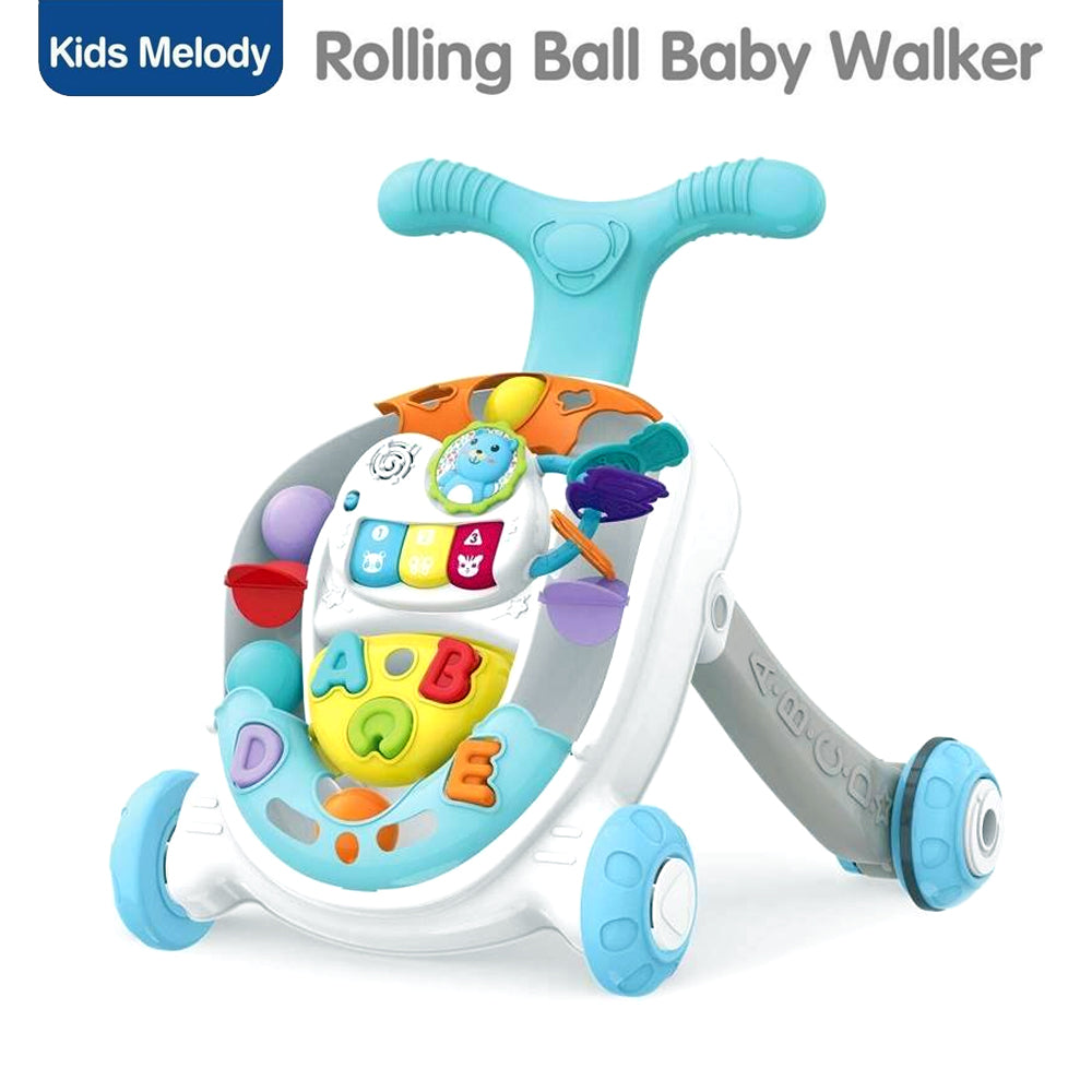 Kids Melody 6656 Musical Rolling Ball Multifunction Baby Walker With Music Madina Gift