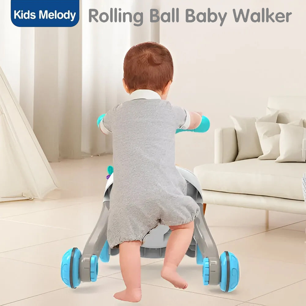 Kids Melody 6656 Musical Rolling Ball Multifunction Baby Walker With Music Madina Gift