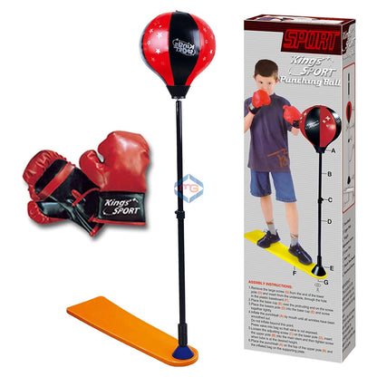 Kings Sport Boxing Punching Ball Set - 213881 - Madina Gift