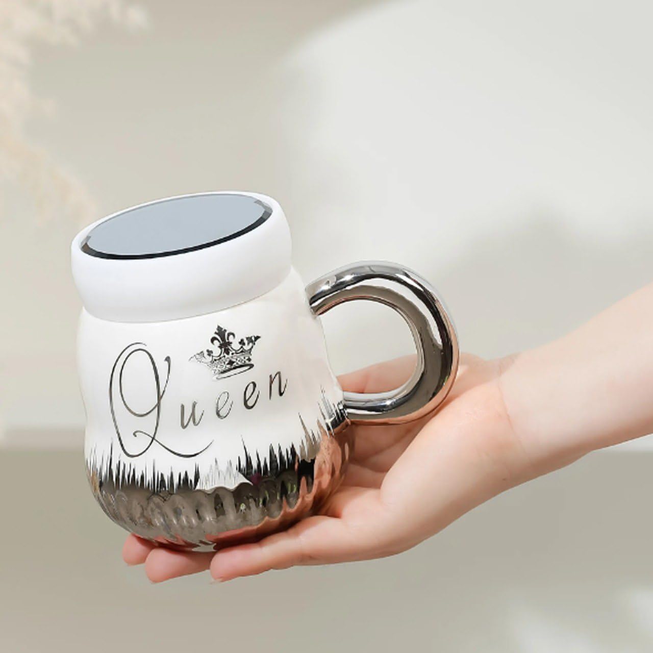 King & Queen Coffee Mug Set For Couples Madina Gift