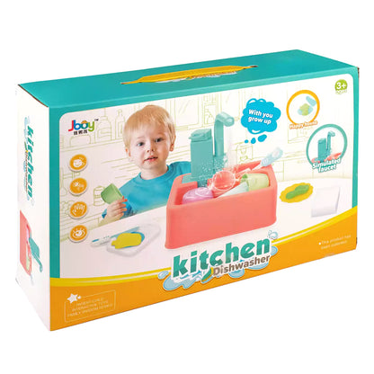 Kitchen Dish Washer Sink With Electric Water Circulation Playset 168A-20 - Madina Gift - www.madinagift.pk