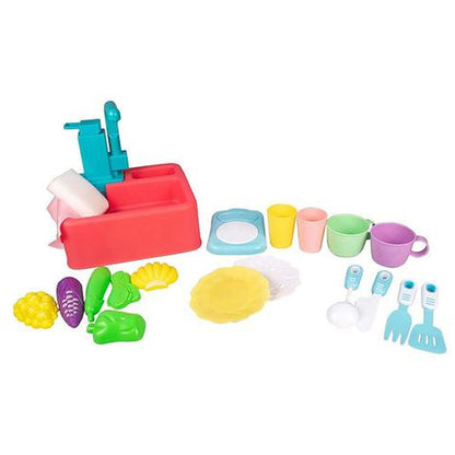 Kitchen Dish Washer Sink With Electric Water Circulation Playset 168A-20 - Madina Gift - www.madinagift.pk