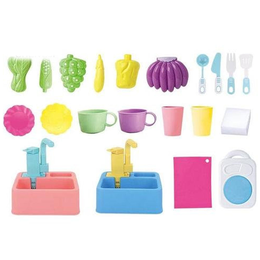 Kitchen Dish Washer Sink With Electric Water Circulation Playset 168A-20 - Madina Gift - www.madinagift.pk