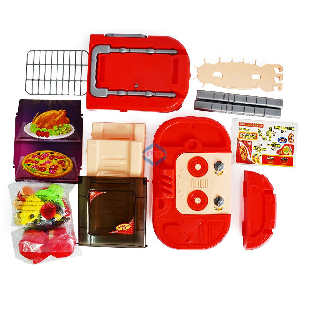 Cook Kitchen 3 in 1 Travel Suitcase Play Set - LY828 - Madina Gift