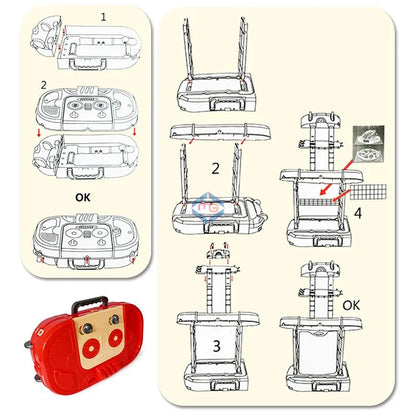 Cook Kitchen 3 in 1 Travel Suitcase Play Set - LY828 - Madina Gift