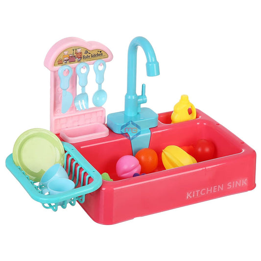 Feng Lin Kitchen Sink & Accessories - 20 Pieces Play Set - 6060 - Madina Gift