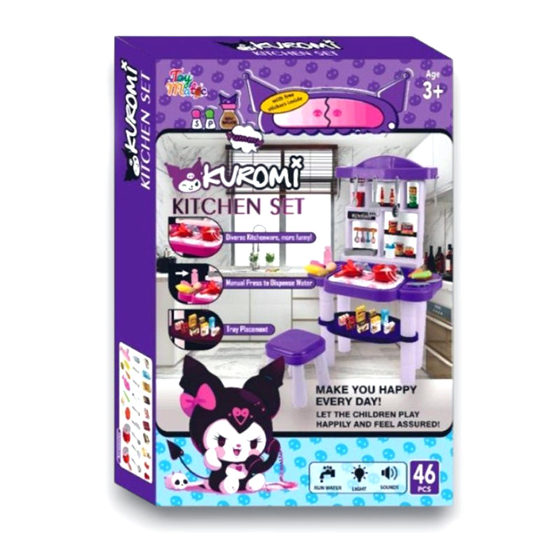 Toy Matic Kuromi Kitchen Play Set WP921-15 For Kids Online in Karachi Pakistan Madina Gift