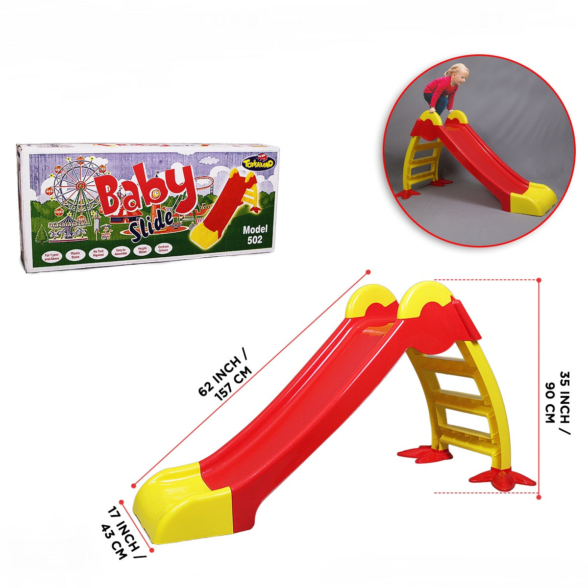 Toyisland Kids Large Slide 502 - Madina Gift