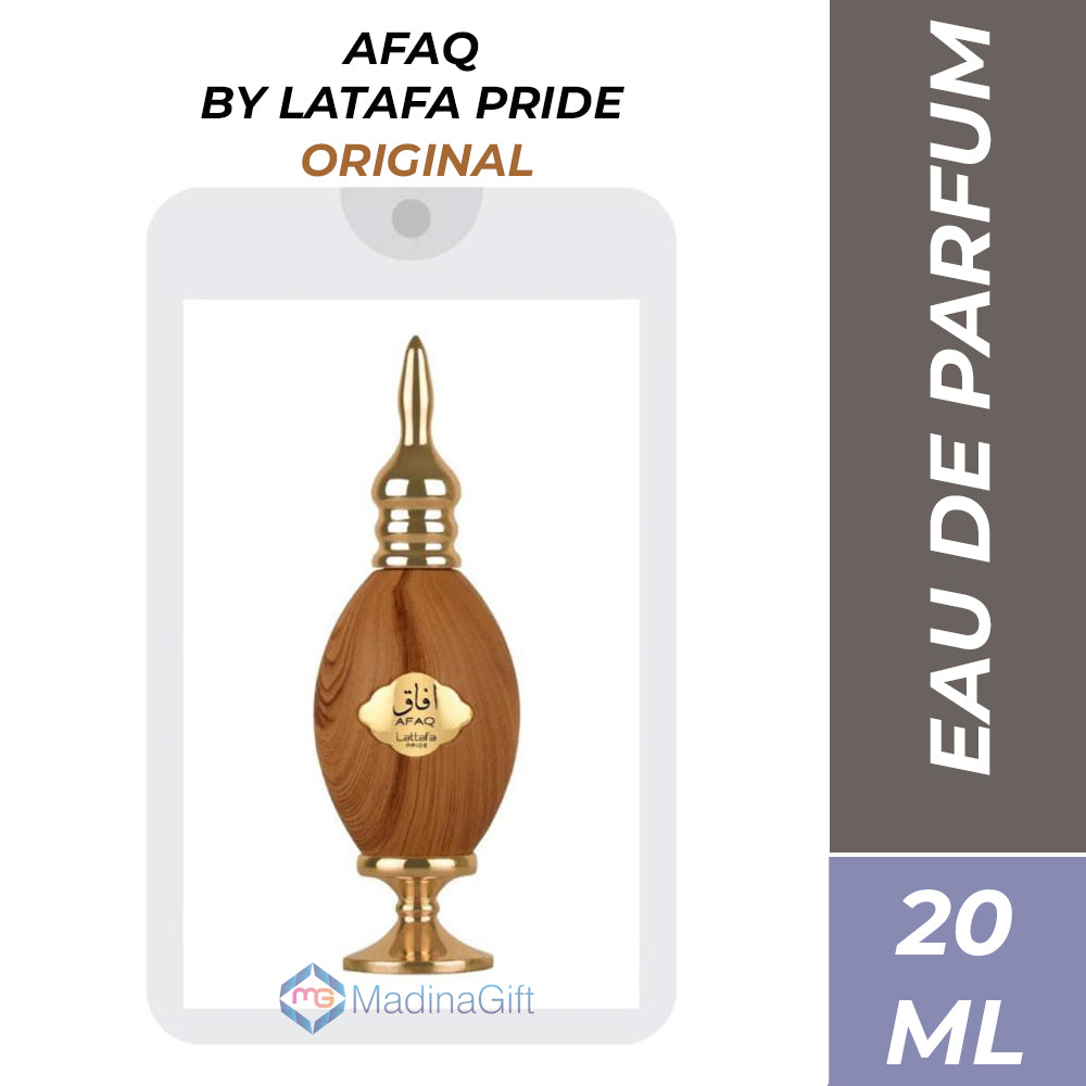 Lattafa Pride Afaq Gold Pocket Perfume 20ml For Men - Madina Gift