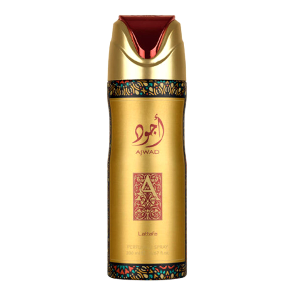 Lattafa Ajwad Gold Deodorant Spray For Men Madina Gift