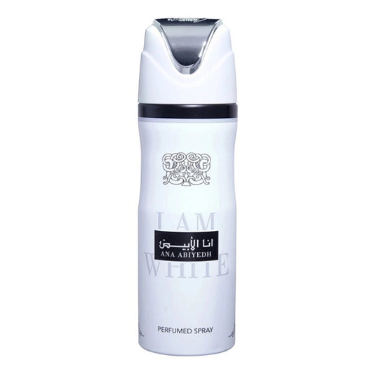 Lattafa Ana Abiyedh - I am White Deodorant Spray - Madina Gift