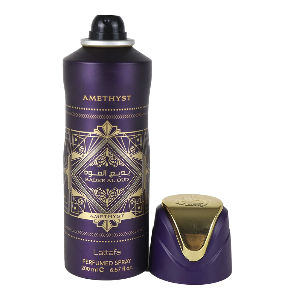 Lattafa Bade'e Al Oud Amethyst Deodorant Spray Madina Gift