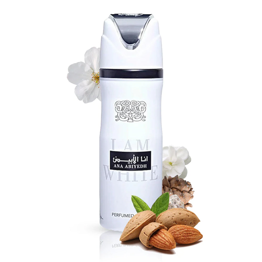 Lattafa Ana Abiyedh - I am White Deodorant Spray 200 ML Madina Gift
