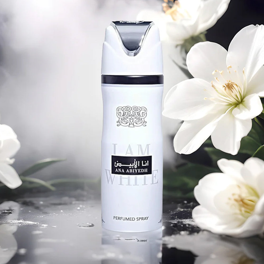 Lattafa Ana Abiyedh - I am White Deodorant Spray 200 ML Madina Gift