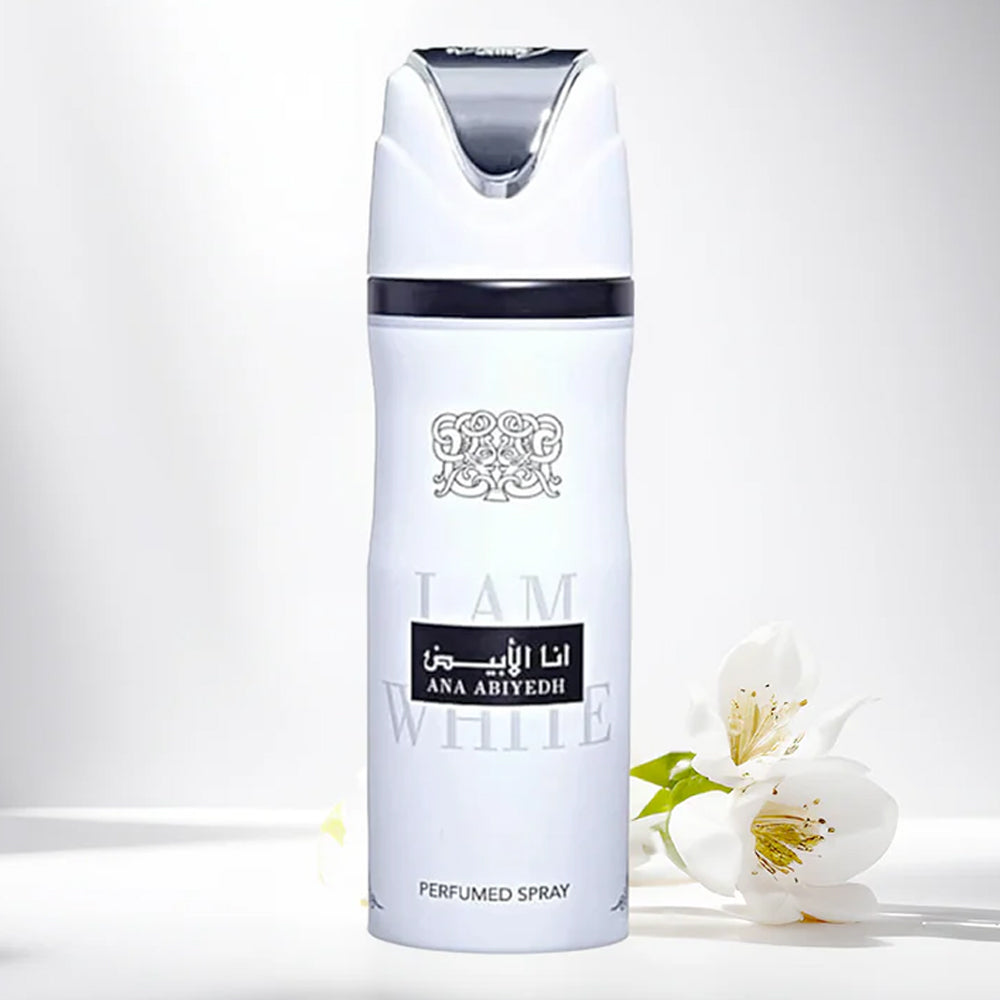 Lattafa Ana Abiyedh - I am White Deodorant Spray 200 ML Madina Gift