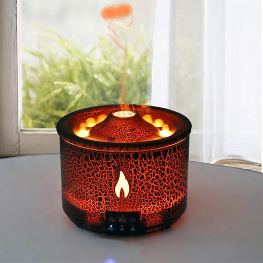 Volcano Diffuser - the ultimate addition to your space! With its stunning fogging feature, it's sure to leave everyone in awe. Perfect for your home, office, yoga, gym and study sessions, or even as a thoughtful gift for your loved ones. Get yours now and experience the magic of the Flame Diffuser! madina gift