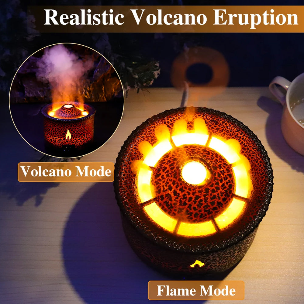 Volcano Diffuser - the ultimate addition to your space! With its stunning fogging feature, it's sure to leave everyone in awe. Perfect for your home, office, yoga, gym and study sessions, or even as a thoughtful gift for your loved ones. Get yours now and experience the magic of the Flame Diffuser! madina gift