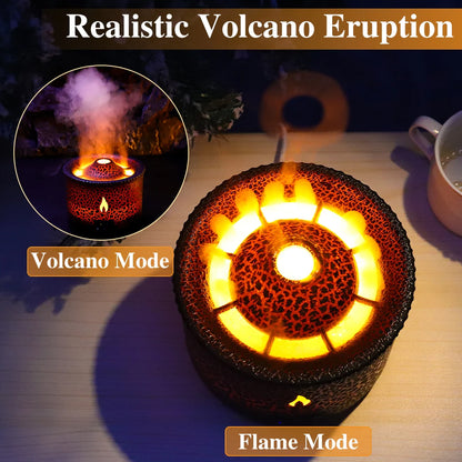 Volcano Diffuser - the ultimate addition to your space! With its stunning fogging feature, it's sure to leave everyone in awe. Perfect for your home, office, yoga, gym and study sessions, or even as a thoughtful gift for your loved ones. Get yours now and experience the magic of the Flame Diffuser! madina gift