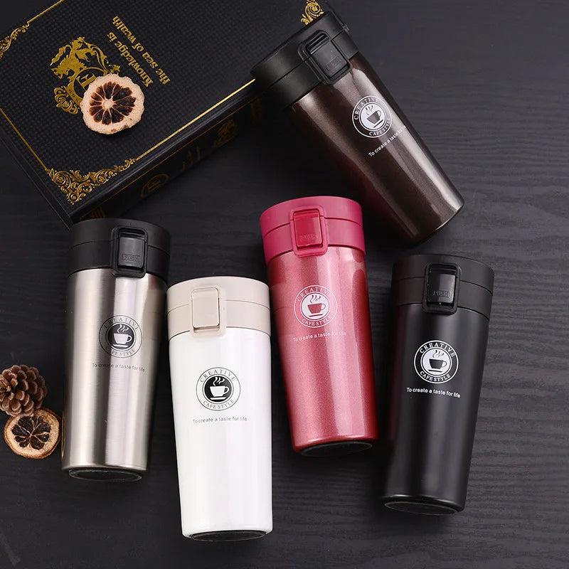 Leak-Proof Thermal Coffee Mug 500 ML Coffee Lovers Madina Gift