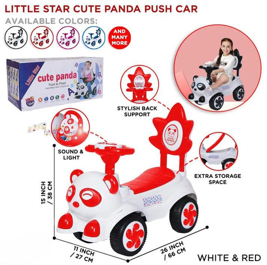 Little Star Cute Panda Push Car - Madina Gift