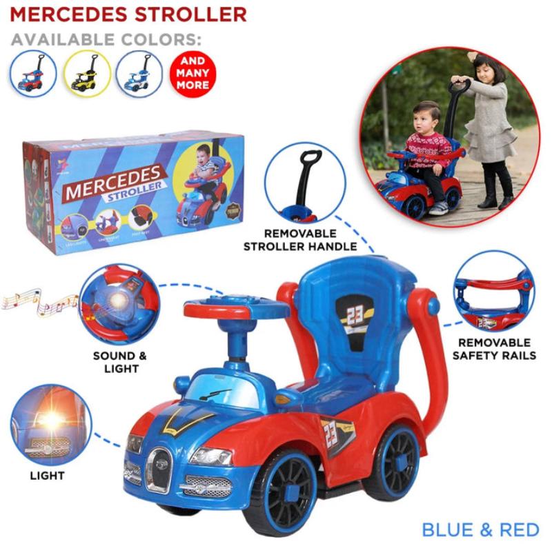 Little Star Mercedes Stroller Car For Kids - Madina Gift