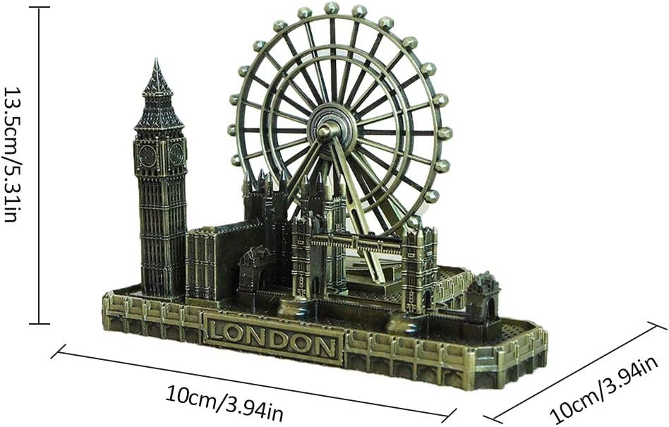 London Eye Big Ben Tower Bridge Model Madina Gift